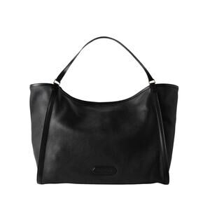 TOM FORD Large Full Grain Leather Tote Bag in Black